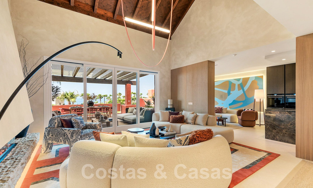 Penthouse de luxe unique à vendre, en première ligne de plage sur le Nouveau Golden Mile entre Marbella et le centre d'Estepona 54226