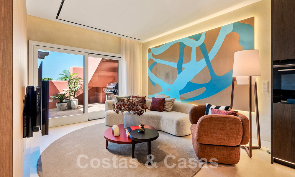 Penthouse de luxe unique à vendre, en première ligne de plage sur le Nouveau Golden Mile entre Marbella et le centre d'Estepona 54231