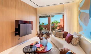 Penthouse de luxe unique à vendre, en première ligne de plage sur le Nouveau Golden Mile entre Marbella et le centre d'Estepona 54232 