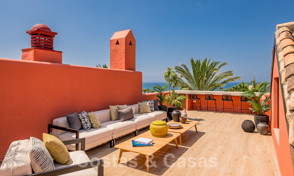 Penthouse de luxe unique à vendre, en première ligne de plage sur le Nouveau Golden Mile entre Marbella et le centre d'Estepona 54257