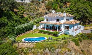 Villa de luxe indépendante de style espagnol classique à vendre avec une vue sublime sur la mer à Marbella - Benahavis 55134 