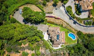 Villa de luxe indépendante de style espagnol classique à vendre avec une vue sublime sur la mer à Marbella - Benahavis 55135 