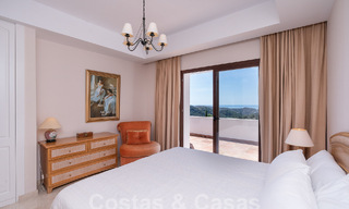 Villa de luxe indépendante de style espagnol classique à vendre avec une vue sublime sur la mer à Marbella - Benahavis 55154 