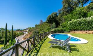 Villa de luxe indépendante de style espagnol classique à vendre avec une vue sublime sur la mer à Marbella - Benahavis 55181 