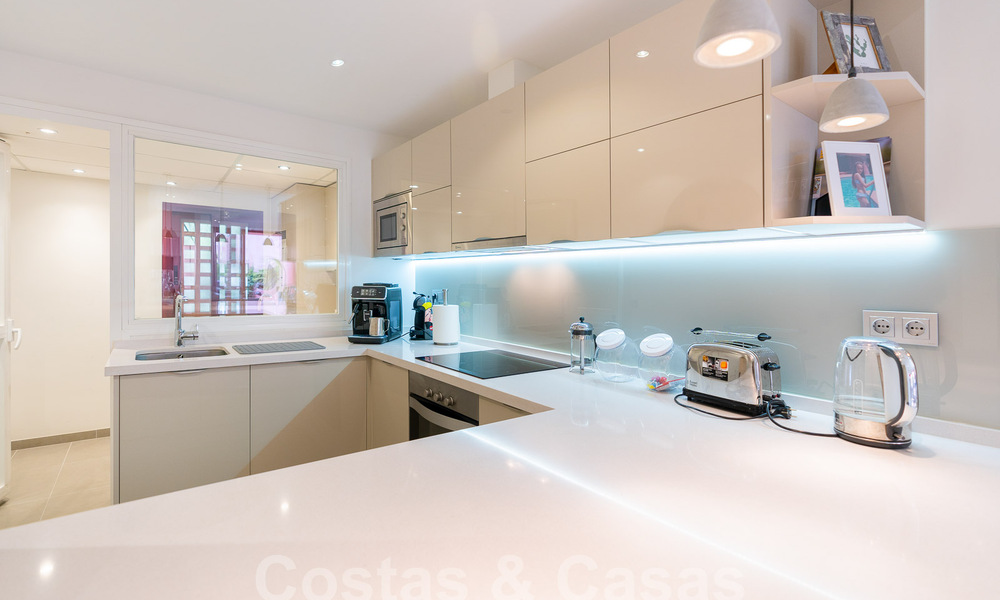 Appartement de luxe avec jardin à vendre dans un complexe balnéaire sur le nouveau Golden Mile entre Marbella et Estepona 55302