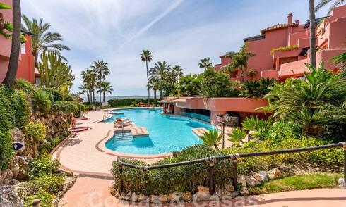 Appartement de luxe avec jardin à vendre dans un complexe balnéaire sur le nouveau Golden Mile entre Marbella et Estepona 55308