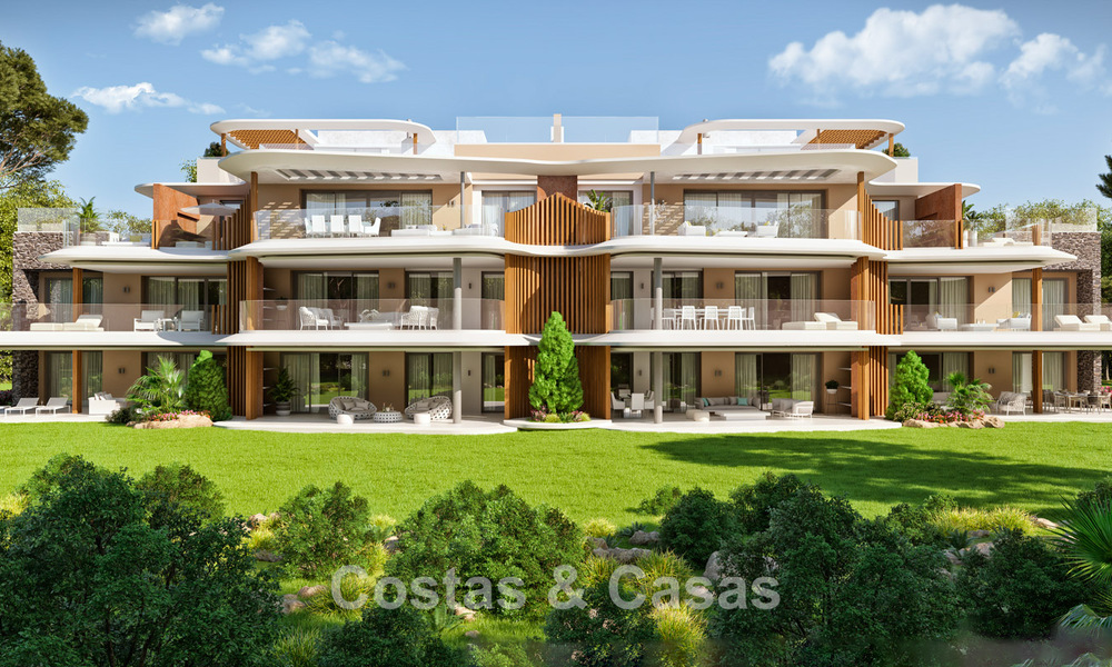 Nouveau! Appartements de luxe au design innovant à vendre dans un grand complexe de golf et de nature à Marbella - Benahavis 54736