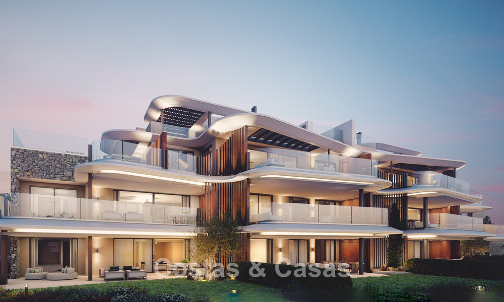 Appartements de luxe au design innovant à vendre dans un grand complexe de golf et de nature à Marbella - Benahavis 54739