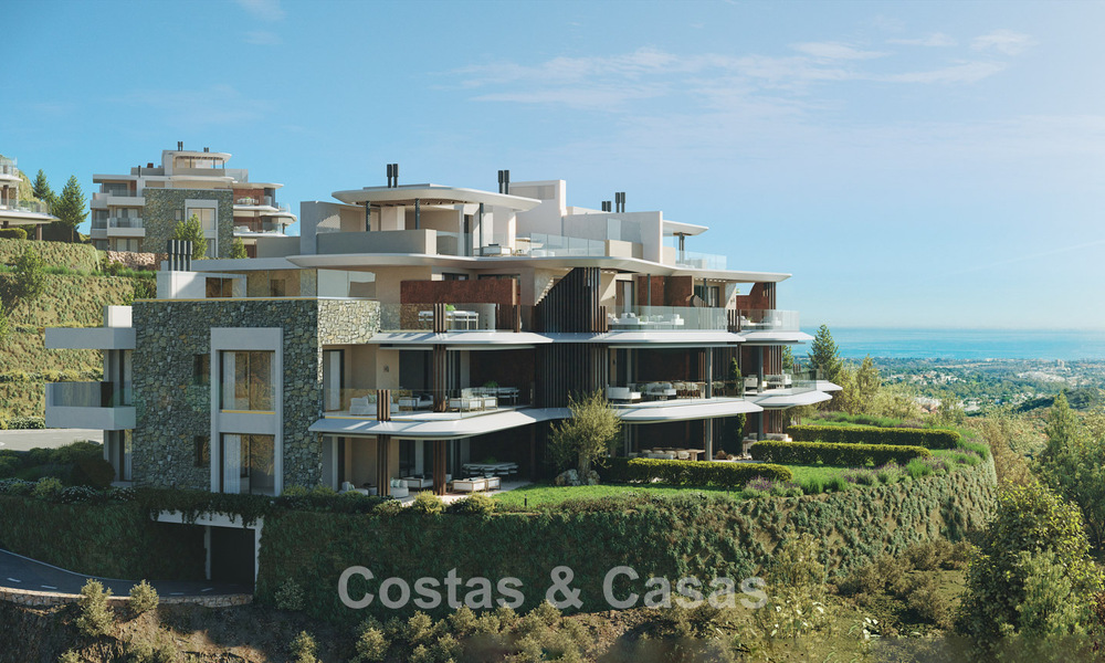 Nouveau! Appartements de luxe au design innovant à vendre dans un grand complexe de golf et de nature à Marbella - Benahavis 54741