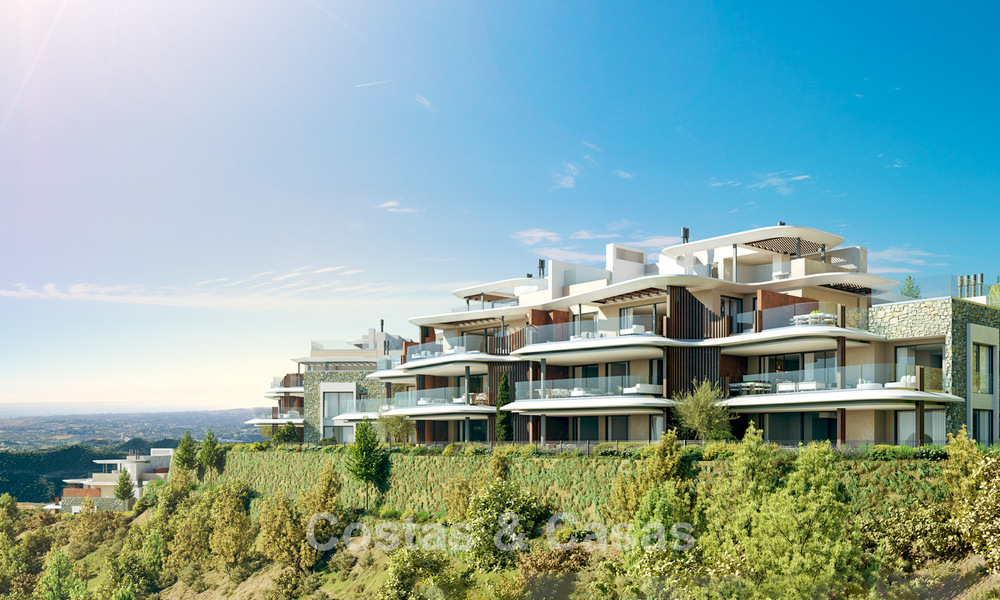 Appartements de luxe au design innovant à vendre dans un grand complexe de golf et de nature à Marbella - Benahavis 54747