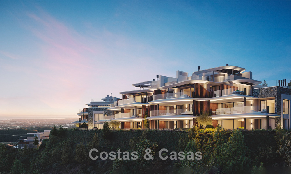 Nouveau! Appartements de luxe au design innovant à vendre dans un grand complexe de golf et de nature à Marbella - Benahavis 54748