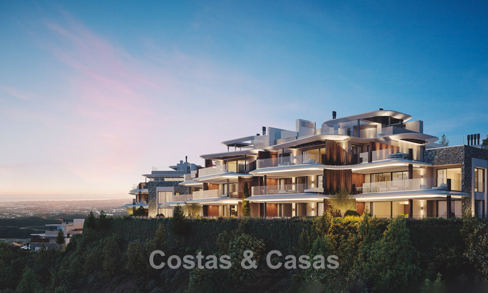 Appartements de luxe au design innovant à vendre dans un grand complexe de golf et de nature à Marbella - Benahavis 54748