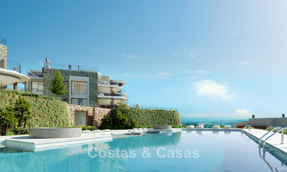 Nouveau! Appartements de luxe au design innovant à vendre dans un grand complexe de golf et de nature à Marbella - Benahavis 54749