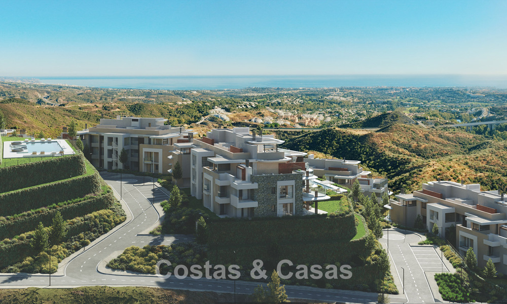 Appartements de luxe au design innovant à vendre dans un grand complexe de golf et de nature à Marbella - Benahavis 54750