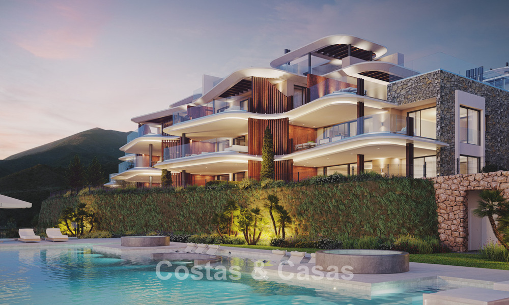 Appartements de luxe au design innovant à vendre dans un grand complexe de golf et de nature à Marbella - Benahavis 54753