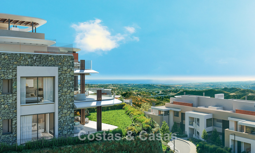 Nouveau! Appartements de luxe au design innovant à vendre dans un grand complexe de golf et de nature à Marbella - Benahavis 54756