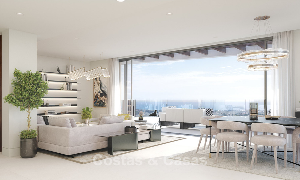 Nouveau! Appartements de luxe au design innovant à vendre dans un grand complexe de golf et de nature à Marbella - Benahavis 54757