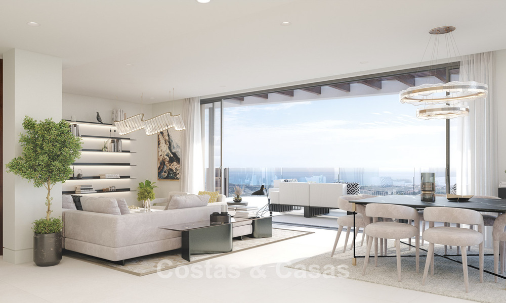 Appartements de luxe au design innovant à vendre dans un grand complexe de golf et de nature à Marbella - Benahavis 54757