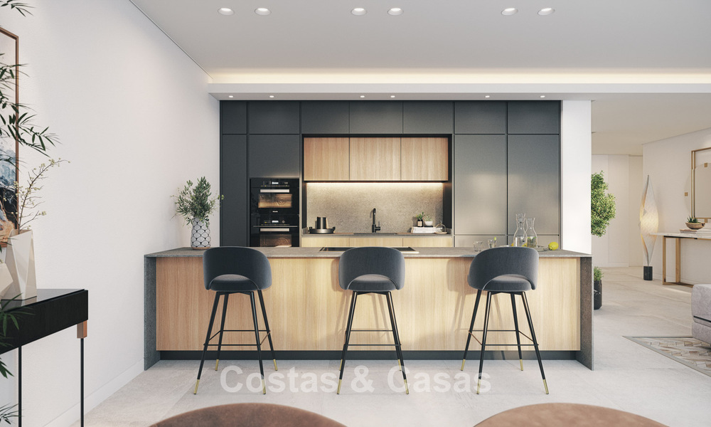 Appartements de luxe au design innovant à vendre dans un grand complexe de golf et de nature à Marbella - Benahavis 54761