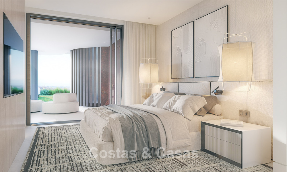 Nouveau! Appartements de luxe au design innovant à vendre dans un grand complexe de golf et de nature à Marbella - Benahavis 54766