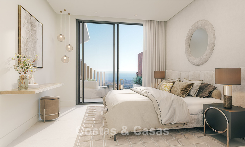 Appartements de luxe au design innovant à vendre dans un grand complexe de golf et de nature à Marbella - Benahavis 54767