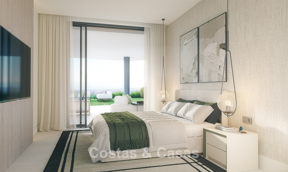 Nouveau! Appartements de luxe au design innovant à vendre dans un grand complexe de golf et de nature à Marbella - Benahavis 54769
