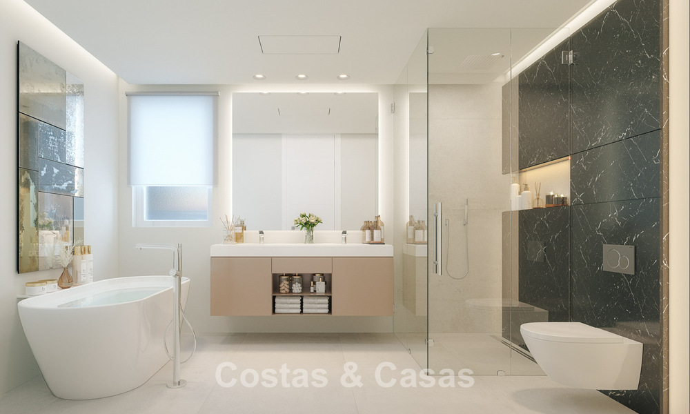 Appartements de luxe au design innovant à vendre dans un grand complexe de golf et de nature à Marbella - Benahavis 54772