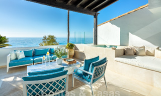 Penthouse de luxe à vendre avec vue frontale sur la mer à Puente Romano sur le Golden Mile de Marbella 55075 