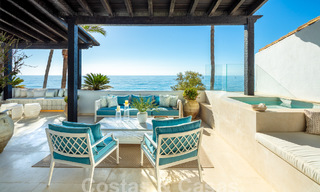 Penthouse de luxe à vendre avec vue frontale sur la mer à Puente Romano sur le Golden Mile de Marbella 55076 