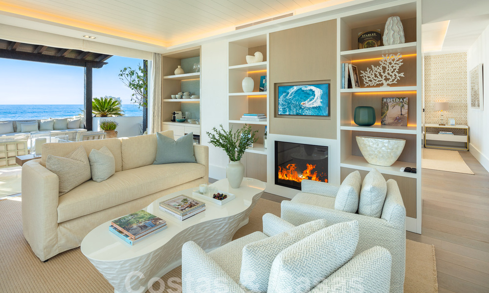 Penthouse de luxe à vendre avec vue frontale sur la mer à Puente Romano sur le Golden Mile de Marbella 55081