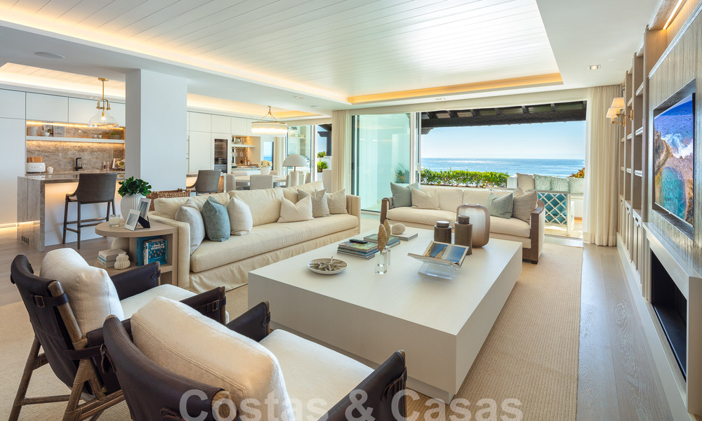 Penthouse de luxe à vendre avec vue frontale sur la mer à Puente Romano sur le Golden Mile de Marbella 55082