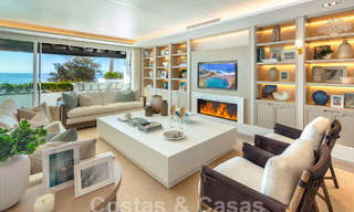Penthouse de luxe à vendre avec vue frontale sur la mer à Puente Romano sur le Golden Mile de Marbella 55083 