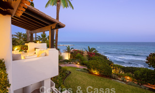 Penthouse de luxe à vendre avec vue frontale sur la mer à Puente Romano sur le Golden Mile de Marbella 55095 