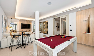 Spacieuse villa contemporaine de luxe située sur le front de golf avec vue sur la montagne La Concha à Nueva Andalucia, Marbella 786390 