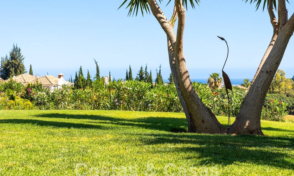 Maison luxueuse de style andalou avec vue sur la mer dans la vallée du golf de Nueva Andalucia, Marbella 55667