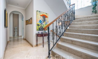 Maison luxueuse de style andalou avec vue sur la mer dans la vallée du golf de Nueva Andalucia, Marbella 55671 