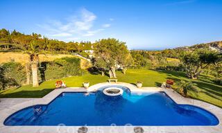 Maison luxueuse de style andalou avec vue sur la mer dans la vallée du golf de Nueva Andalucia, Marbella 55674 