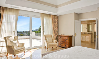 Maison luxueuse de style andalou avec vue sur la mer dans la vallée du golf de Nueva Andalucia, Marbella 779188 