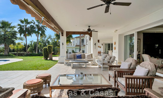 Maison luxueuse de style andalou avec vue sur la mer dans la vallée du golf de Nueva Andalucia, Marbella 779212 