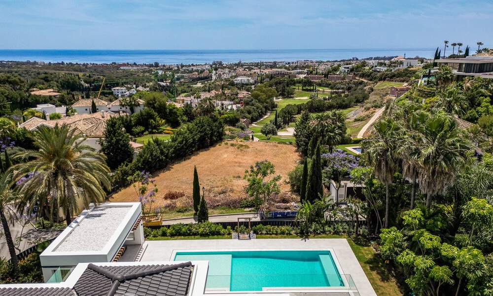 Villa neuve, moderniste et design à vendre avec vue sur le terrain de golf dans un resort de golf, Marbella - Benahavis 55433