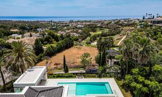 Villa neuve, moderniste et design à vendre avec vue sur le terrain de golf dans un resort de golf, Marbella - Benahavis 55433 