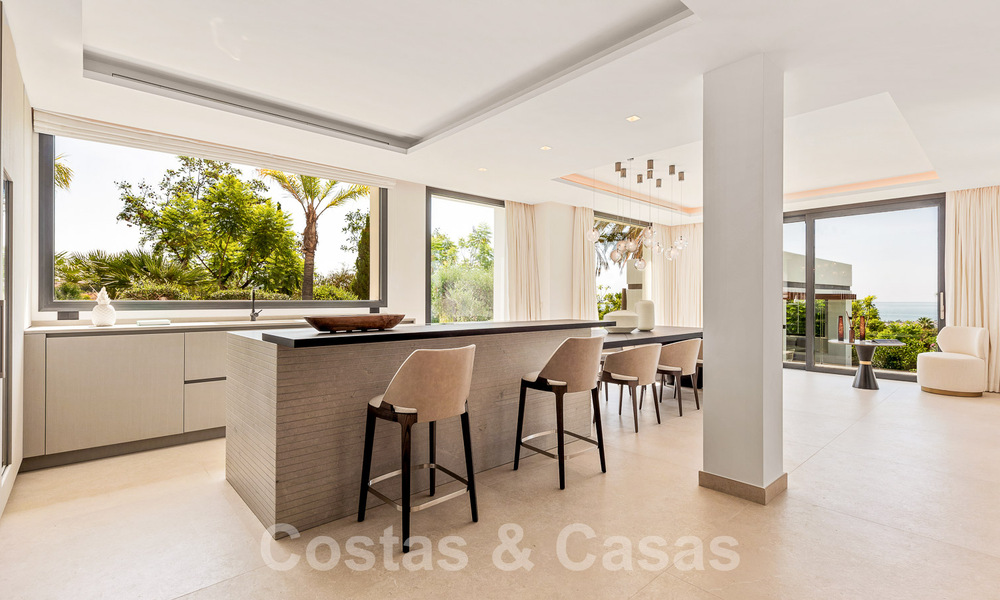 Villa neuve, moderniste et design à vendre avec vue sur le terrain de golf dans un resort de golf, Marbella - Benahavis 55490