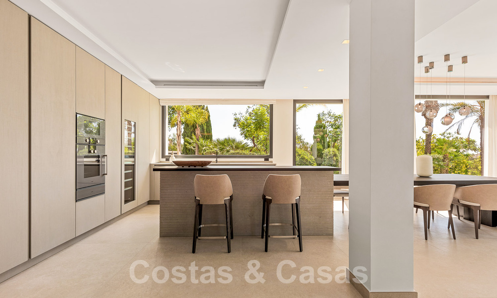 Villa neuve, moderniste et design à vendre avec vue sur le terrain de golf dans un resort de golf, Marbella - Benahavis 55493