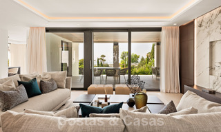 Villa neuve, moderniste et design à vendre avec vue sur le terrain de golf dans un resort de golf, Marbella - Benahavis 55496 