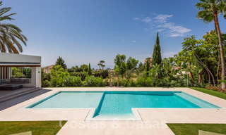 Villa neuve, moderniste et design à vendre avec vue sur le terrain de golf dans un resort de golf, Marbella - Benahavis 55511 