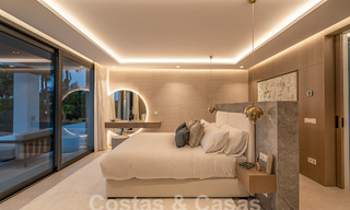 Villa neuve, moderniste et design à vendre avec vue sur le terrain de golf dans un resort de golf, Marbella - Benahavis 55519 