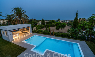 Villa neuve, moderniste et design à vendre avec vue sur le terrain de golf dans un resort de golf, Marbella - Benahavis 55526 