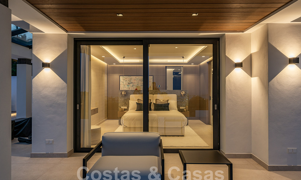 Villa neuve, moderniste et design à vendre avec vue sur le terrain de golf dans un resort de golf, Marbella - Benahavis 55527
