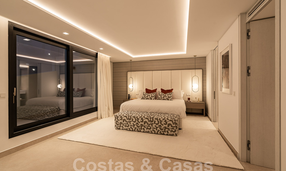 Villa neuve, moderniste et design à vendre avec vue sur le terrain de golf dans un resort de golf, Marbella - Benahavis 55528
