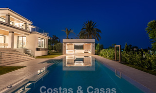 Villa neuve, moderniste et design à vendre avec vue sur le terrain de golf dans un resort de golf, Marbella - Benahavis 55545 